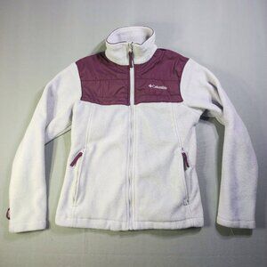 Columbia interchange jacket women's size XS light lilac and maroon